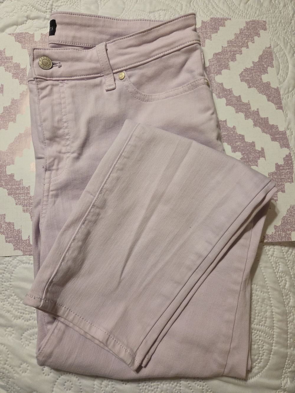 Talbots Soft Pink Slim Ankle Jeans